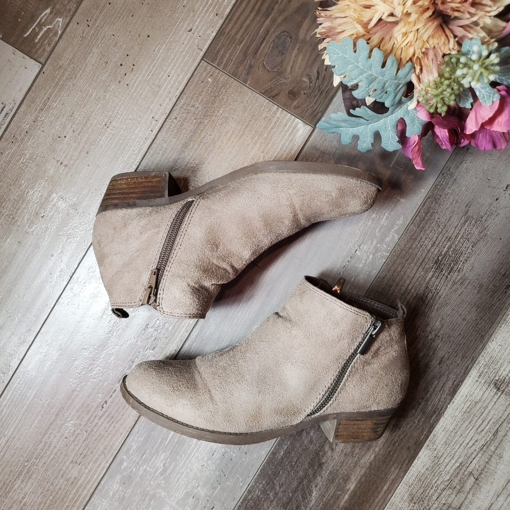 Carlos by Carlos Santana Brianne Tan Beige Ankle Boots Women's Size 7.5M - Picture 16 of 16